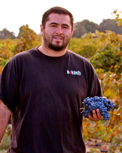 Boksich Ranches vineyard manager Alex Lopez