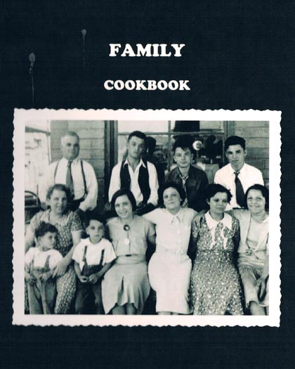 Cover of the Caporusso Family Cookbook