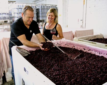 As a matter of taste, Lodi’s Bob and Alison Colarossi typically pick their Stellina Zinfandel at 24 Brix
