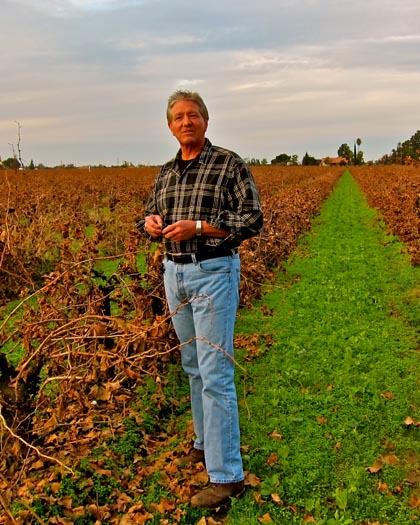 Peirano Estate’s Lance Randolph, whose family grew Zinfandel going into E. & J. Gallo’s Hearty Burgundy for many years
