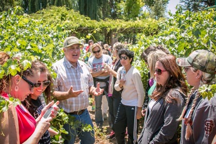 June: Ironstone Vineyards’ Joe Valente talks about sustainable viticulture – something in which the Lodi winegrowing industry has led the nation –  with local teachers, who in turn will be teaching sustainability to their students.