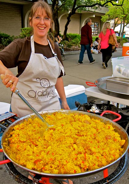 Addy's paella, June