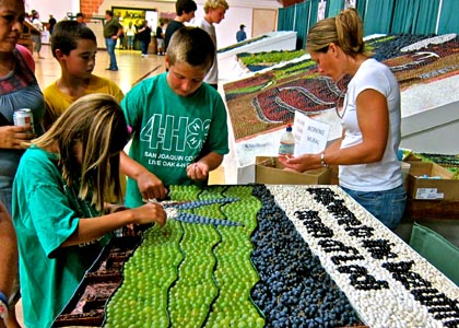 Grape mural, Grapefest, Sept. 16