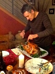 Markus Bokisch carving turkey