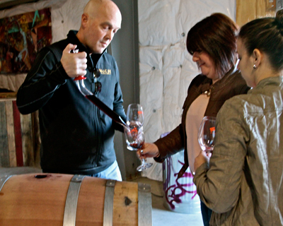 Barrel tasting with McCay Cellars’ Michael McCay