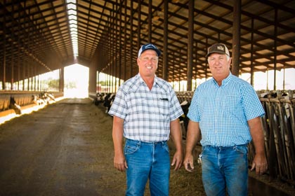 May:  The Van De Pol brothers shared their knowledge of the dairy industry, so important to Lodi.