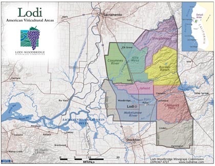 Lodi American Viticultural Areas