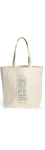 Natural Canvas Lodi Appellation Tote Bag