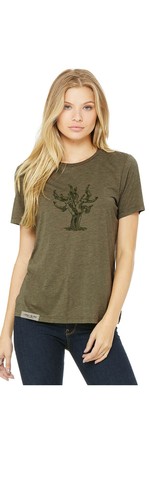 Old Vine Woman's T-Shirt - Olive Green
