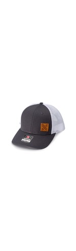 Lodi Wine Leather Trademark Patch Hat