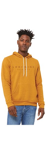 Lodi Wine Unisex Pullover Hoodie – Heather Mustard