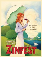 2014 ZinFest Commemorative Poster