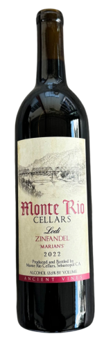 2022 Monte Rio Marian's Vineyard Zinfadel