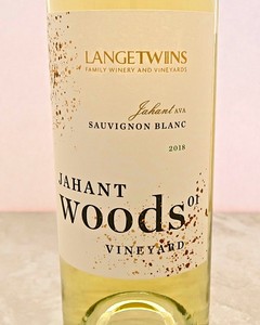 Jahant Woods Sauvignon Blanc 2018 wine bottle from Lodi Winegrape Commission.