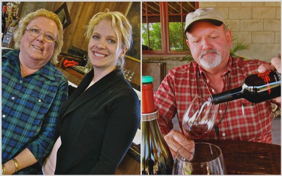 People enjoying wine tasting at a Lodi Winegrape Commission event, showcasing local wine culture.