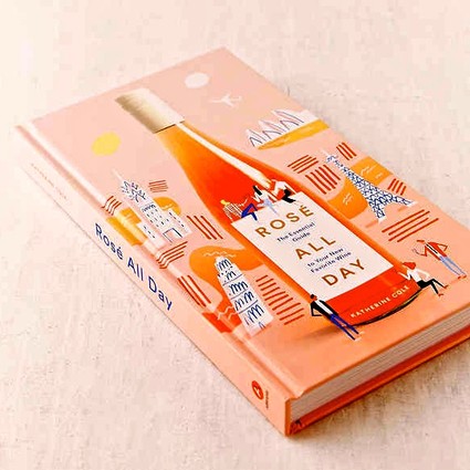 Colorful brochure for Lodi Winegrape Commission featuring a wine bottle and vineyard illustrations.